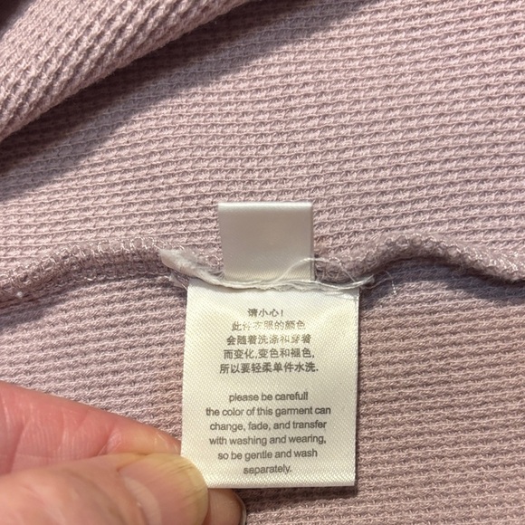 We the Free Long Sleeve Thermal Tasha Top Pink/Daytime Fireworks 
M - Picture 9 of 11